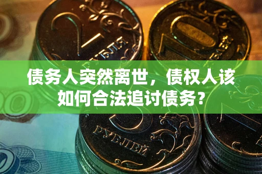 北京债务人突然离世，债权人该如何合法追讨债务？