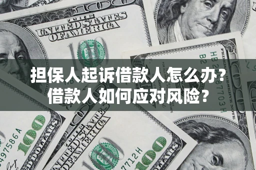 北京担保人起诉借款人怎么办？借款人如何应对风险？